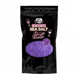 MONOLOVE BIO Соль-шиммер для ванны Grape Power с ароматом винограда, 250 г #  new