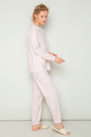 Пижама(Осень-Зима)+mom (светло-розовый, пыльная роза)
