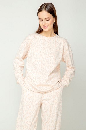 Пижама(Осень-Зима)+mom (античный белый, веточки)