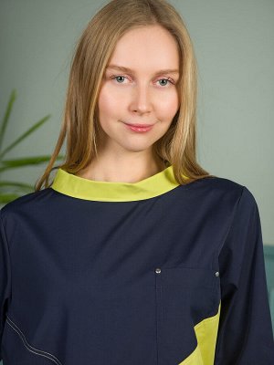 Рубашка мед. жен. М-261 ткань ТиСи