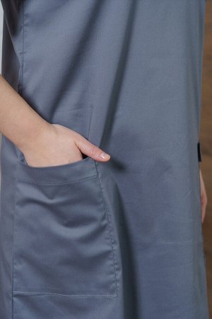 Халат-платье медицинское жен. М-502-73 ткань Элит-145/Стрейч