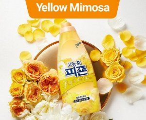 Кондиционер для белья с ароматом желтой мимозы Yellow Mimosa Softener  2100мл (мягкая упаковка)