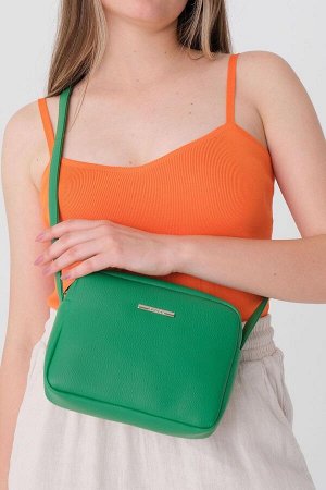 Зеленая сумка через плечо