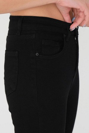 Черные джинсы скинни со стандартной посадкой