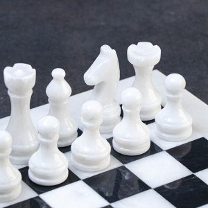 Шахматы "Элит",доска 30 х 30 см.,вид 2, оникс