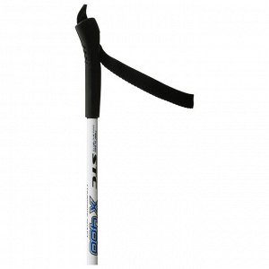 Комплект лыжный: пластиковые лыжи 160 см с насечкой, стеклопластиковые палки 120 см, крепления NN75 мм, цвета МИКС
