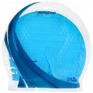 Шапочка для бассейна массажная ONLYTOP Swim, силиконовая, обхват 54-60 см, цвета микс