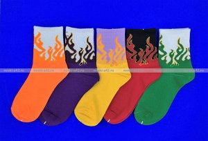 SUPER цветные носки С ПРИНТОМ универсальные