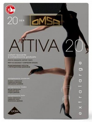 Колготки классические, Omsa, Attiva 20