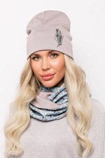 Комплект шапка+снуд
