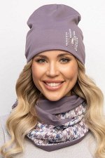 Комплект шапка+снуд