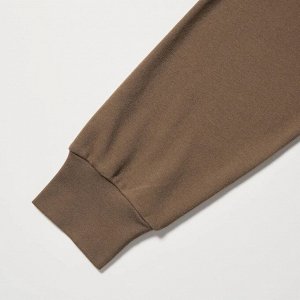 UNIQLO — мягкий лонгслив с высоким воротником — оранжевый