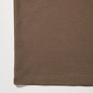 UNIQLO — мягкий лонгслив с высоким воротником — оранжевый