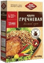 Гречка вар.пакет АГРОМАСТЕР 400 гр 1/6 шт