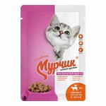 Мурчик для кошек пауч мясное ассорти в соусе 75г *35