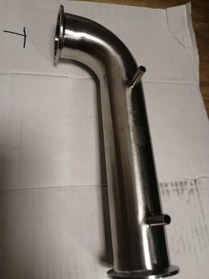 Дефлегматор кожухотрубный 1,5" с отводом 90°