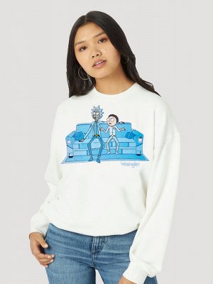 Джемпер мужской RICK&MORTY CREW OFF WHITE