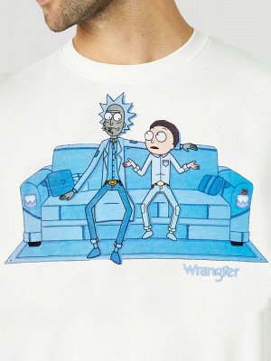 Джемпер мужской RICK&MORTY CREW OFF WHITE