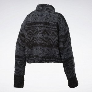 Джемпер женский CL GP WE FLEECE AOP BLACK