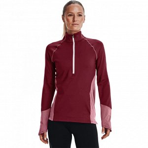 Under Armour Лонгслив женский UA ColdGear 1/2 Zip