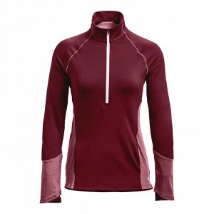 Under Armour Лонгслив женский UA ColdGear 1/2 Zip