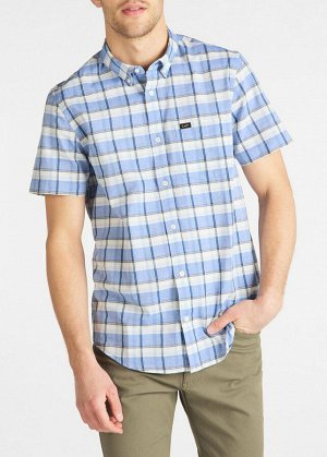 Рубашка мужская LEE BUTTON DOWN SS SUMMER BLUE