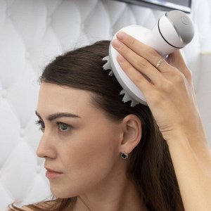 Массажер для головы Luazon LEM-12, электрический, вибрационный, 5 Вт, USB.