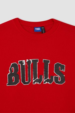 Толстовка Defacto Fit NBA Chicago Bulls Licensed Comfort Fit