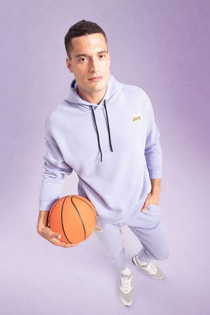 Толстовка Defacto Fit NBA Los Angeles Lakers Licensed Oversize Fit