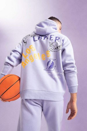 Толстовка Defacto Fit NBA Los Angeles Lakers Licensed Oversize Fit