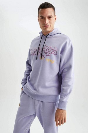 Толстовка Defacto Fit NBA Los Angeles Lakers Licensed Oversize Fit