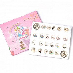 Адвент календарь с украшениями, браслет детский, набор для девочек для создания украшений, бижутерия