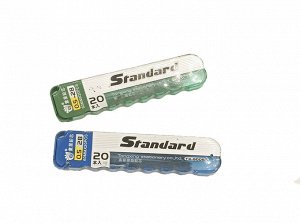 Стержень для механического карандаша STARDART 0,5 мм 2В, упаковка 20шт. Цена за 1 упаковку