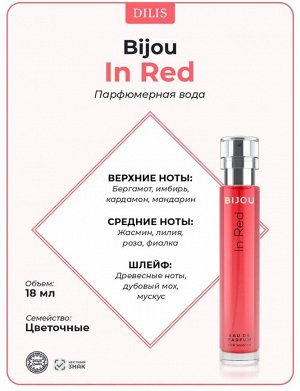 Парфюмерная вода In red 18 мл