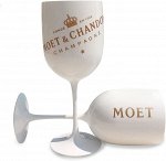 Бокал MOET&amp;CHANDON 480мл в подарочной коробке акриловый белый