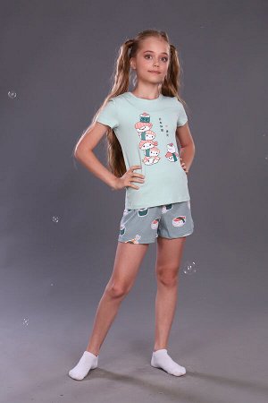 Jersey Lab Пижама для девочки Суши-роллы ПД-009-044