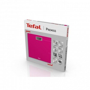 Весы напольные Tefal PP1403V0, электронные, до 150 кг, розовые