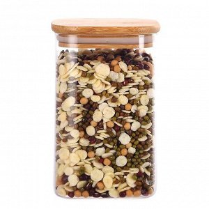 Банка для хранения продуктов 1000ML, (материал стекло)