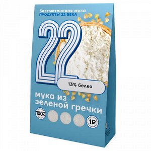 Мука зелёной гречки Продукты XXII века, 450 г