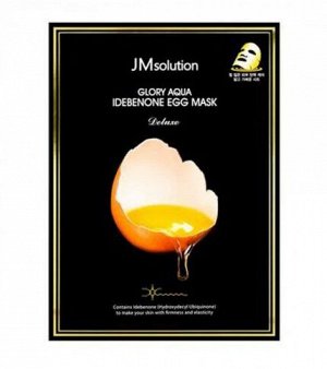 Тканевая маска "ЯИЧНЫЙ ЭКСТРАКТ И ИДЕБЕНОН" JMsolution Glory Aqua Idebenone Egg Mask 30 мл., шт