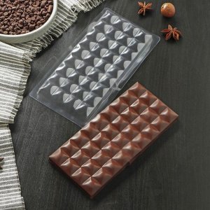 Форма для шоколада и конфет «Цилиндры», 18x8 см, цвет прозрачный