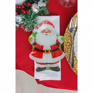 Блюдо сервировочное Доляна «Дед Мороз», 19x13,5x2 см