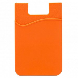 Картхолдер - CH01 футляр для карт на клеевой основе (orange) (206657)