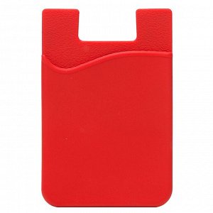 Картхолдер - CH01 футляр для карт на клеевой основе (red) (206658)