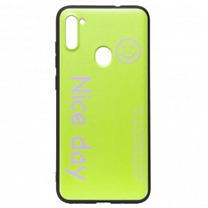 Чехол-накладка - SC201 для "Samsung SM-A115 Galaxy A11/SM-M115 Galaxy M11" (green)