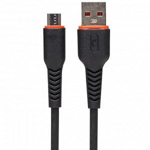 Кабель USB - micro USB SKYDOLPHIN S54V  100см 2,4A (black)