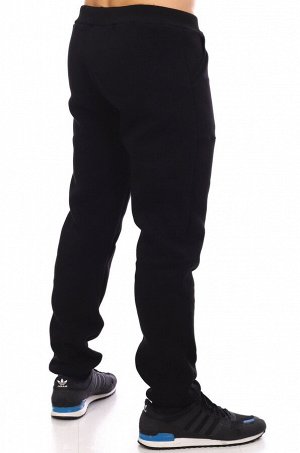 Теплые мужские брюки из футера трехнитки с начесом