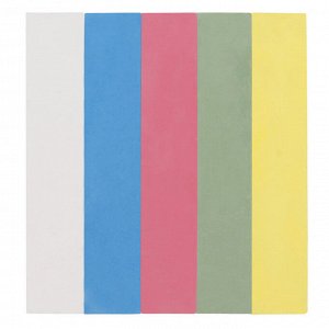 Мел цветной ПИФАГОР, НАБОР  5 шт., для рисования на асфальте, квадратный, 221170