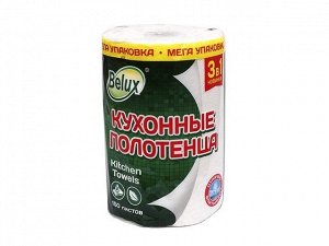 ПОЛОТЕНЦА бум. "Belux 3 в 1" белые, 2-х сл. (1 рул. в упак.)  (12 уп./кор.) СК