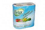 ПОЛОТЕНЦА бум. &quot;Belux Classic&quot; белые, 2-х сл. (2 рул. в упак.)  (12 уп./кор.) СК